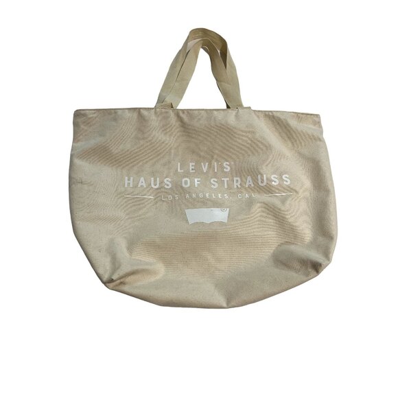 Levi's Haus of Strauss Tote Bag in Cream - Picture 1 of 5